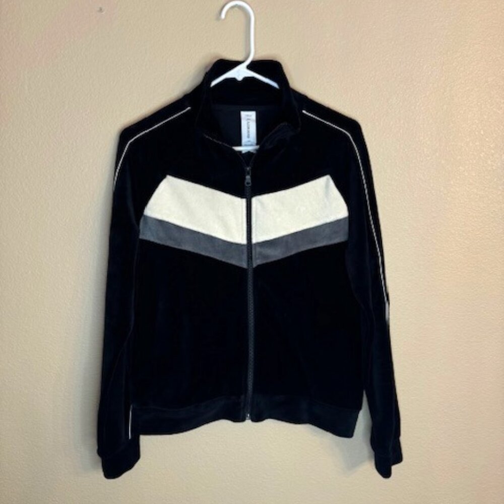 Womens Lusso Golden State Warriors Colorblock Raglan Zip Jacket Medium EUC 1041
